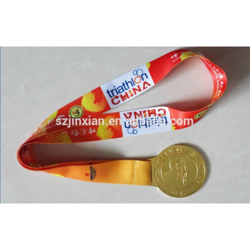 5cm*0.65mm polyester heat transfer medal strap/medal holder lanyard